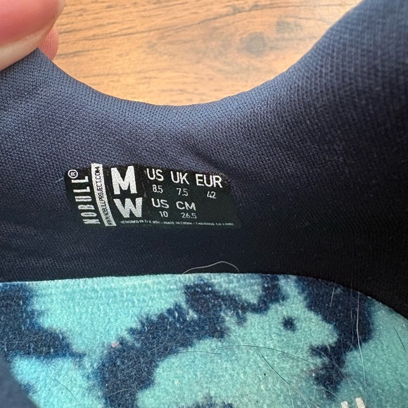 NOBULL Allday Ripstop Runner Tie-Dye Blue Women's Sneaker 10 Mens 8.5 - Picture 5 of 7